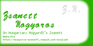 zsanett mogyoros business card